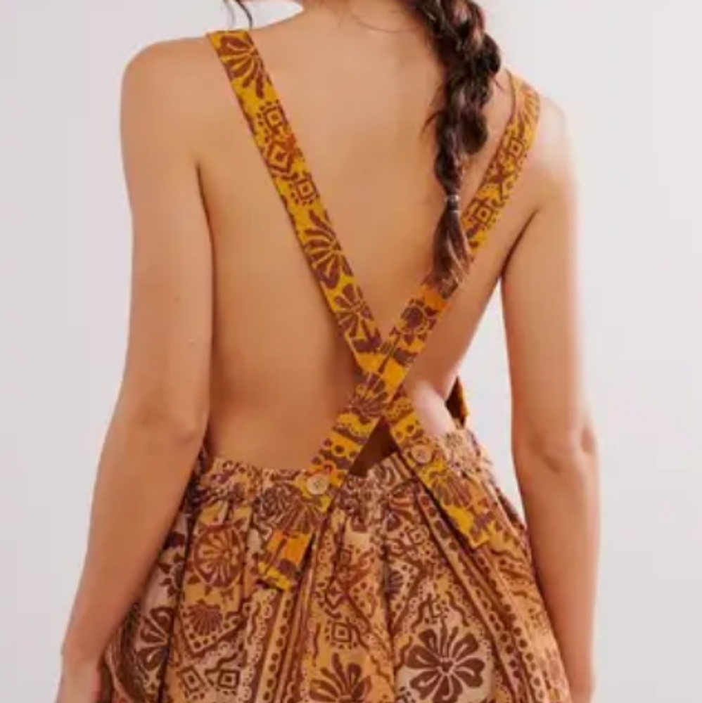 Free People Palm Bay Shortalls